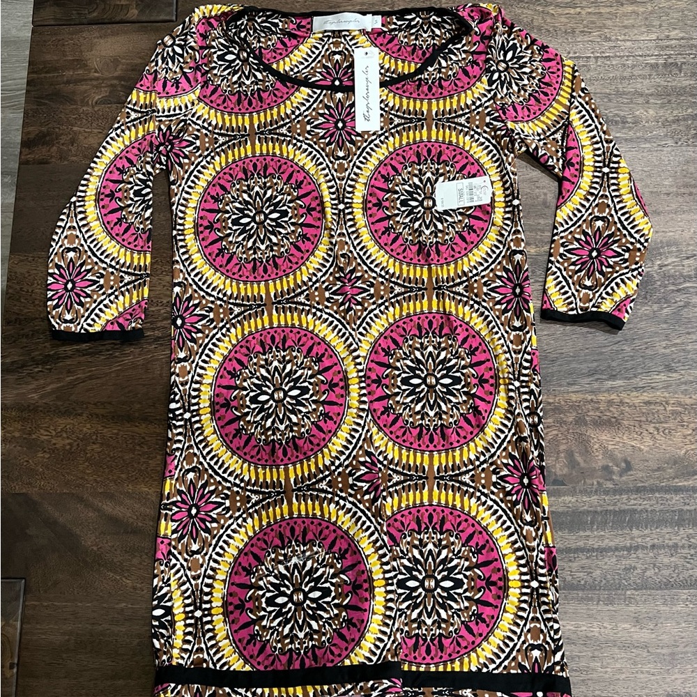 T bags Los Angeles printed dress (NWT)